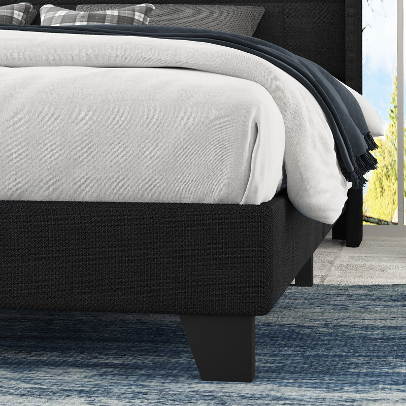 Latitude Run® Platform Bed Frame With Wingback & Reviews Wayfair